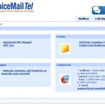 VoiceMailTel Portal regular user